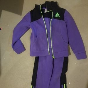 Girls Adidas jogging suit